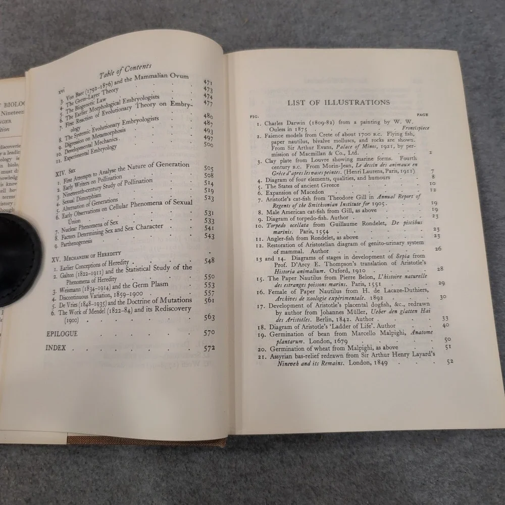 A History of Biology Charles Singer 1962 Revised Edition Hardcover Dust Jacket - Picture 8 of 10